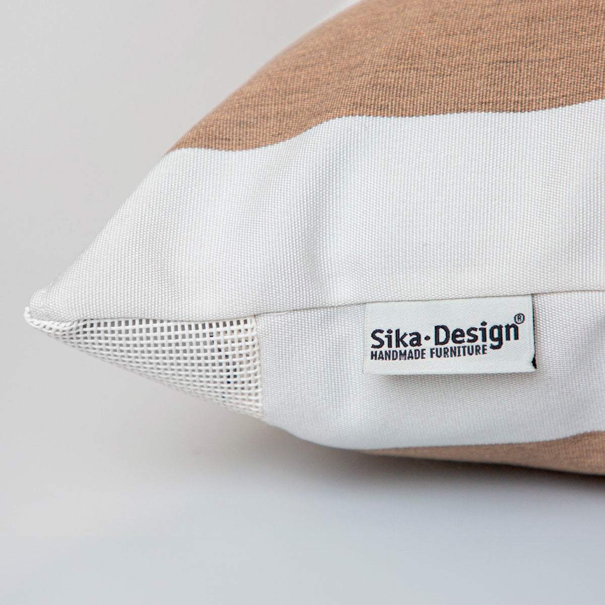 50X50 Exterior cushion | A680 Beige & White