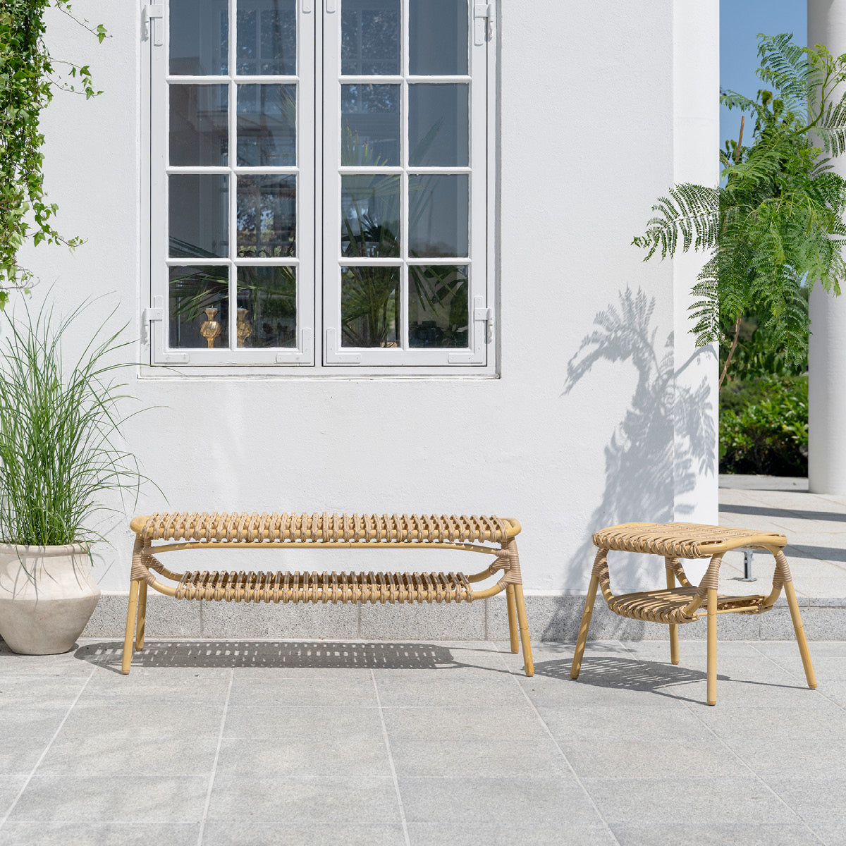 Machiya Exterior Bench