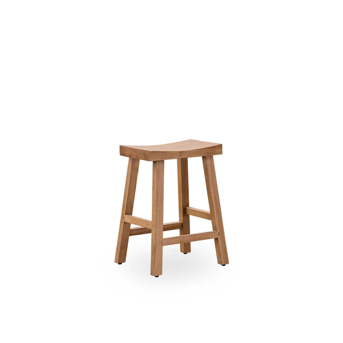 Charles Teak Counter Stool