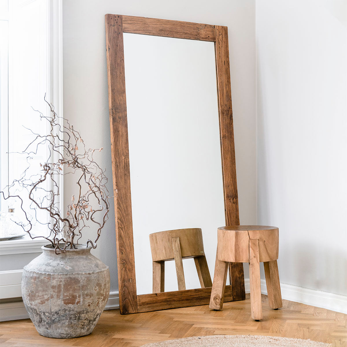 Lucas Teak Mirror | 180 cm