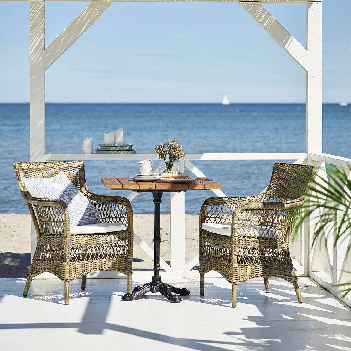 Lyon Café Table | Teak Square