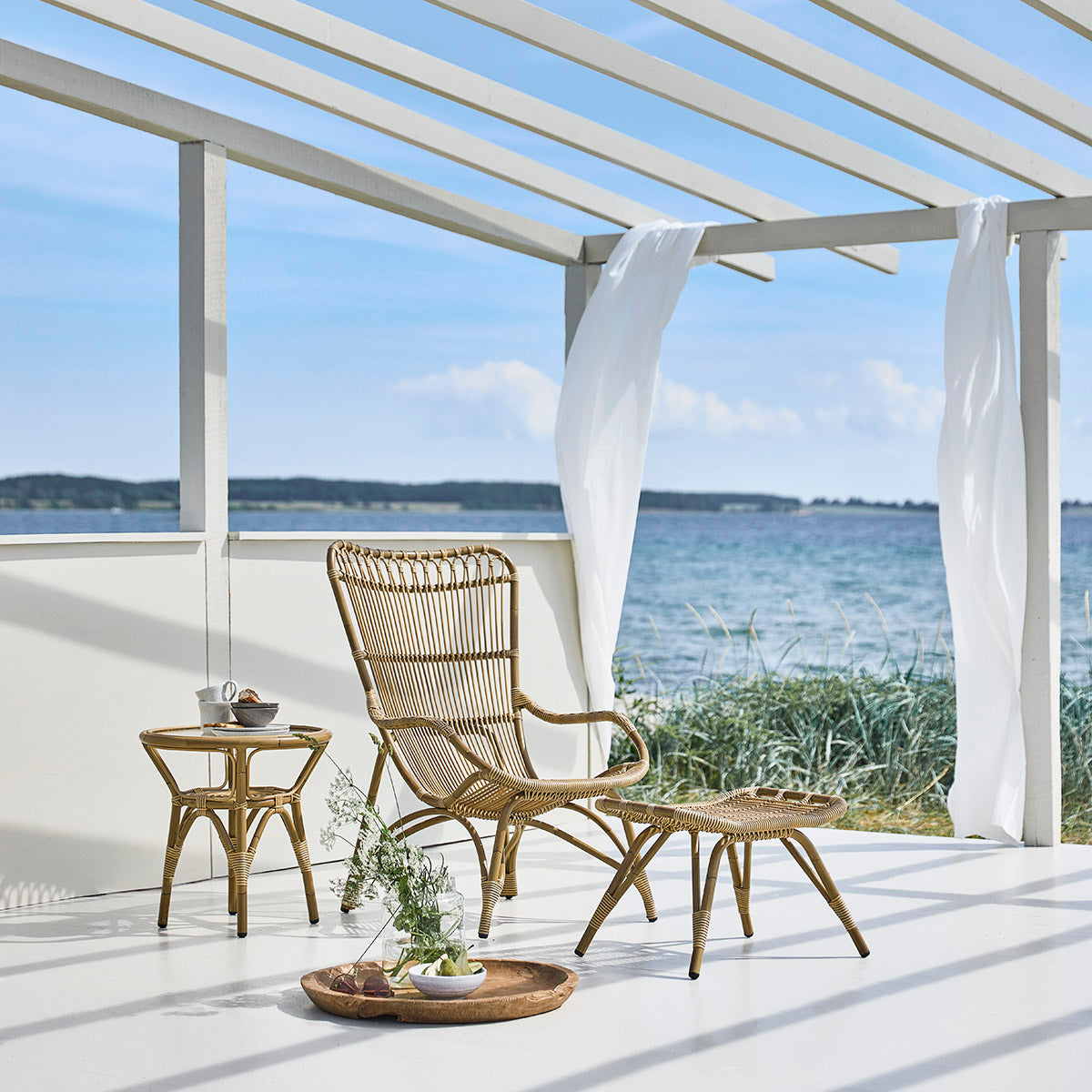 Monet Exterior Footstool